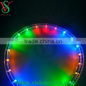 3 Wire 13mm Color Chasing LED Rope Light With 8 Color Effect Funtions thumbnail-5