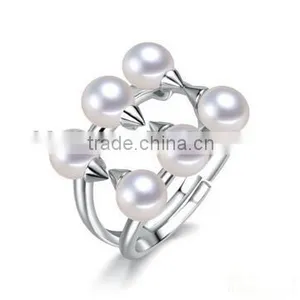 Wholesale Charm New Design White Gold Rings thumbnail-1