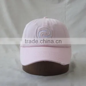 100% Cotton Girls' Washed Cap for Golf thumbnail-2