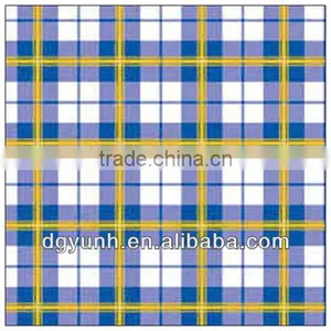 Blue Gingham Oilcloth Tablecloth thumbnail-1