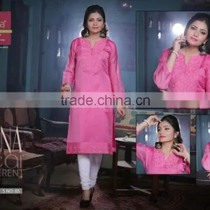 Fashion Design Embroidery Work Kurtis thumbnail-4