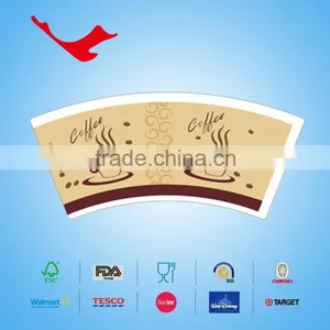 PE Coated Disposable Paper Cup Fan/sheet/piece for Coffee thumbnail-3