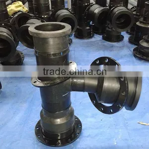 Fabricated Fittings HDPE Tee Flange Welded Fittings With Top Quality thumbnail-3