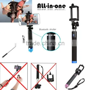2015 New Mini Wholesale Selfie Stick With Bluetooth for Smartphone thumbnail-4