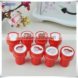 Children Ink Stamp Round Shape thumbnail-3