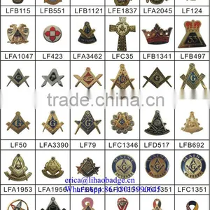 Chinese Wholesale Metal Customized Masonic Lapel Pins, Metal Pin Badges thumbnail-4