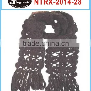 2014 New Brown Fashion Decorative Lady's Knitted Scarf thumbnail-1