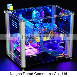 PC-C11S Wholesale Gaming Computers ATX Slim Glass Case Computer thumbnail-2