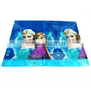 Color Plastic Table Cover Party Plastic Tablecover thumbnail-1