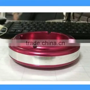 DCA009131RED Hot Sale Red Color Aluminum Round Ashtray, Aluminum Ashtray, Cigarette Ashtray thumbnail-2