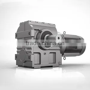 China Manufacturer Guomao S Series Helical Worm Ratio Reduction Gear Box for Cement Mill thumbnail-1