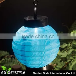 1pc Yellow Flicker Blue Warm Color Globe Shape Wholesale Led Lantern Light thumbnail-1