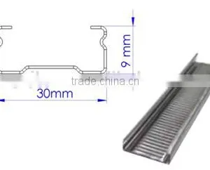 Nice Price Malaysia Standard Metal Profiles /suspension Ceiling Systems / Furring Channel 30*9 34*11 With Good Qulity thumbnail-3