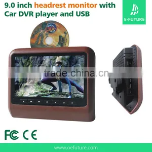 9 Inch Portable Universal Headrest Monitor With DVD Player Car Back Seat LED Monitor thumbnail-6
