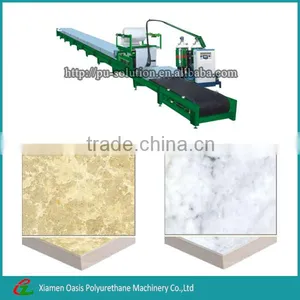 Stone Surface Polyurethane(pu) Sandwich Panel Production Line/pu Composite Board Making Machine. thumbnail-1