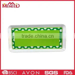 Family Daily Use Plastic Melamine Long Cake Tray thumbnail-1