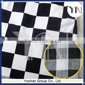 Minimatt Check Curtain Checks Black and White Check Upholstery Fabric thumbnail-1