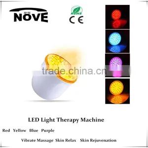 New Skin LED Mask Red Blue Yellow Purple LED Light Therapy PDT Beauty Machine thumbnail-1