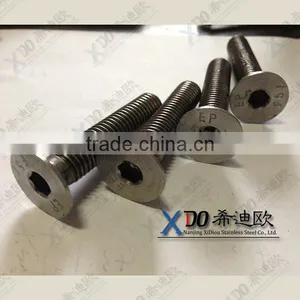 Inconel 600 UNS N06600 EN 2.4816 Alloy600 Hex Socket Countersunk Head Cap Screws thumbnail-4