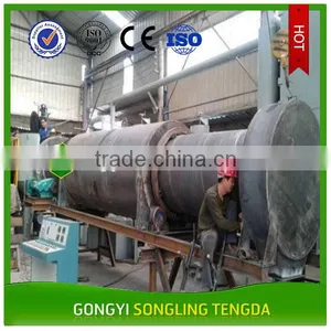 SLTD Brand Continuous Working Wood Sawdust Charcoal Kiln Machine thumbnail-1