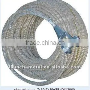 LF-JWR-06 STEEL WIRE ROPE 7*19(6X19+SE)DIN3060 thumbnail-1