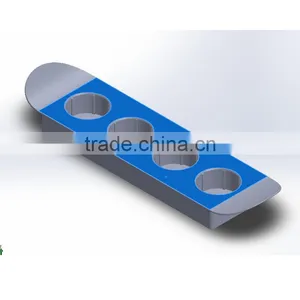 High Precision Custom CNC Machining Mounting Bracket For Wine Bottle thumbnail-1