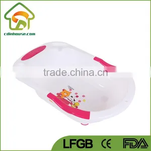 Large Baby Kids Newborn Plastic Bathtub thumbnail-1
