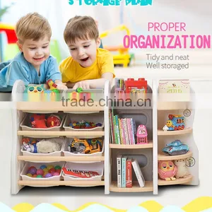 Children's Bookcase Furniture Bookcase With Study Table thumbnail-1