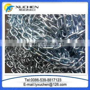 Din766 Short Galvanized Link Chain With 50kg Gunny Bag Packing thumbnail-5