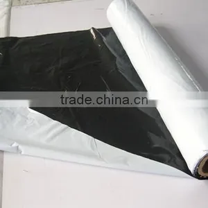 Agriculture PE Plastic Black and White Mulch Film in Rolls thumbnail-3