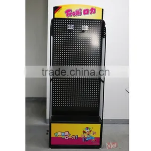 Free-Standing Supermarket Metal Display Rack Metal Peg Board thumbnail-2