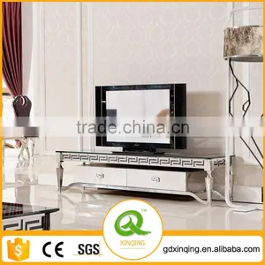 E375 Glass Top MDF Types of TV Stand thumbnail-1