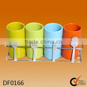 Custom Design Ceramic Kitchen TOOLS Pot Storage Utensil Holder thumbnail-6