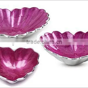 Decorative Aluminum Enamel Fruit Bowls | Heart Shaped Bowl thumbnail-2