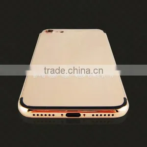 Rose Gold Plated Mirror Back Cover, 24k Gold Plated Pink Housing for IPhone 7 thumbnail-3