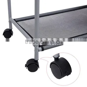 4 Compartments Chrome Laundry Sorter With Wheel thumbnail-5