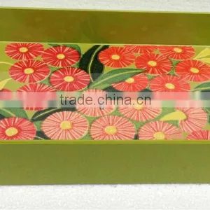 High Quality Best Selling Lacquered Printing Designed Serving Tray thumbnail-1