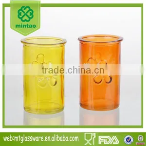 2colorful Machie Made With a Four-leaf Clover Press Votive Candle Holder thumbnail-1