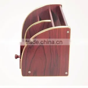 High Quality Handmade Multi-functional Wooden Pen Container thumbnail-4