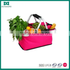 Wholesale Portable Oxford Fabric Folding Empty Picnic Baskets thumbnail-1