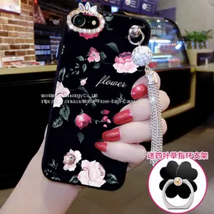 Диамантный корпус силиконовый чехол для мобильных телефонов iPhone7/7Plus/6/6s/6plus/6splus держатель с кольцом для пальца и кронштейном thumbnail-3