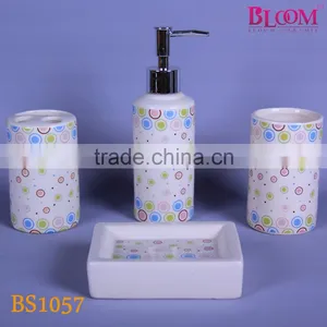 Cheap Hotel Bathroom Accessories Set Ceramic Bathroom Set thumbnail-1
