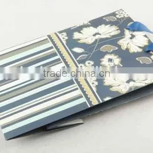 Printed Foldable Gift Bag With Stripe Patterns/ Shopping Paper Bag thumbnail-6