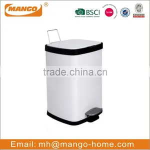 Household Color Coated Soft Close Foot Pedal Trash Bin thumbnail-4