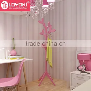 New Design MDF DIY Tree Shaped Coat Rack Stand Colorful Wall Coat Rack Clothes Hanger Rack Wholesale thumbnail-4
