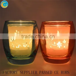 Double Layer Glass Candle Holder thumbnail-3