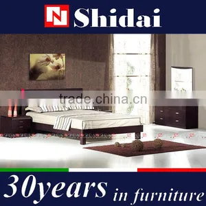 Simple Wooden Double Beds / Wooden Furniture Double Bed / Wooden Double Bunk Bed B62 thumbnail-1