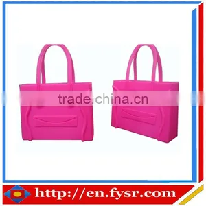 New Design Women Handbag Jelly Candy Color Silicone Bag thumbnail-1
