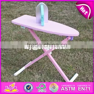 2017 New Products Children Pretend Play Wooden Toy Ironing Board W10D151 thumbnail-6