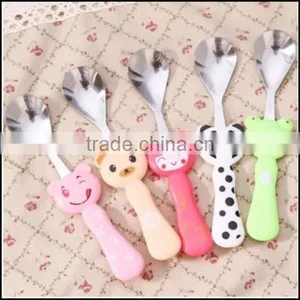 2015 Hot Sell Cartoon Food Grade Plastic Handle Stailess Steel Spoons Supplier in China,food Grade Plastic Spoons Supplier thumbnail-3